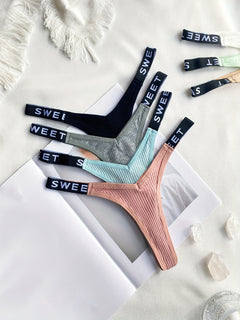 7pcs Combination European and American Underwear Women's Thong