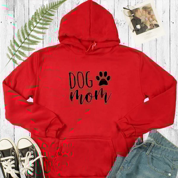 Dog Mom Hoodie for Fashion and Comfort