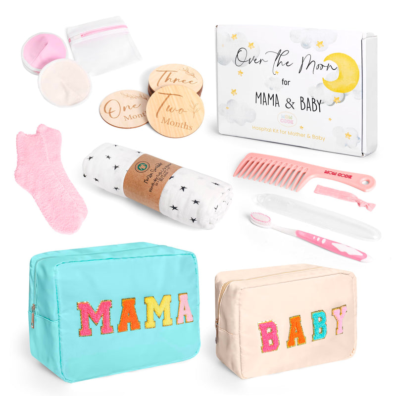 New Mom Gifts Pregnancy Gifts for New Mom to Be Hospital Bag Essentials Gift Set for Pregnant Women Gifts for New Mom Postpartum Baby and Beyond