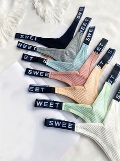 7pcs Combination European and American Underwear Women's Thong