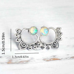 Bohemian Style for Lotus Earrings with Unique Design