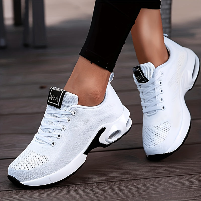 Ladies Sneakers | Breathable Casual Running Shoes with Height Increase, Stability Support, Fabric Inner and Upper, Sole