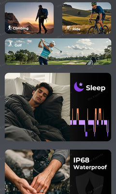 2025 Smart Ring Blood Pressure Heart Rate Sleep Monitoring Smartring IP68 & 5ATM Waterproof Multi-sport Mode Smartring Man Women