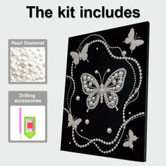 Pearl DIY Diamond Art Diamond Painting 11.8x15.7inch Diamond Painting Gem Art for Adults/Beginners Gift Idea Home Decor