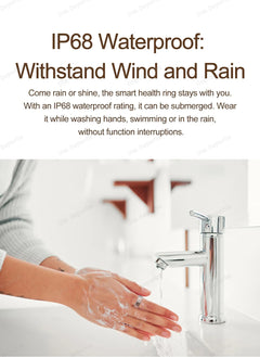 2025 Smart Ring Women Men Super narrow 6.3mm Heart Rate Health Stress measurement Monitor IP68 Waterproof Fashion Sports Rings