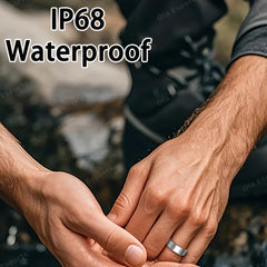 2025 Smart Ring Blood Pressure Heart Rate Sleep Monitoring Smartring IP68 & 5ATM Waterproof Multi-sport Mode Smartring Man Women