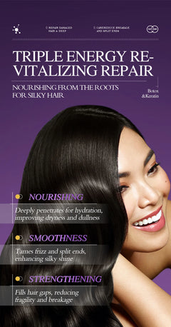 Keratin Hair Mask Magical 5 Second Repair Damage Frizzy Soft Smooth Shiny Hair Deep Moisturize Hair Treat Repair Hair Care Mask