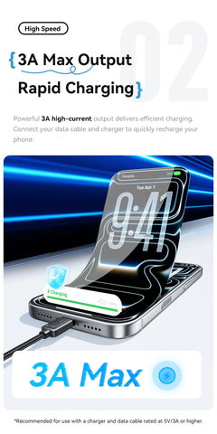 Essager 4-in-1 Fast Charging Portable Cable for Travel Type C Female to Multi USB with 2 Type C Micro And Lightning Adapters