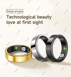 New Smart Ring Waterproof All Day Heart Rate Monitor Sleep Monitor Smartring Take Photoes Healthy Ring Multiple Sport Modes Ring