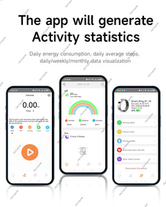 New Smart Ring Waterproof All Day Heart Rate Monitor Sleep Monitor Smartring Take Photoes Healthy Ring Multiple Sport Modes Ring