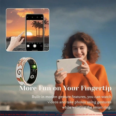 NEW Healthy Smart Ring 5 ATM Waterproof Wireless Call Heart Rate/Sleep/Blood Oxygen Monitoring For Android/IOS Men Women Gifts