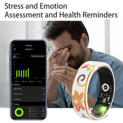 NEW Healthy Smart Ring 5 ATM Waterproof Wireless Call Heart Rate/Sleep/Blood Oxygen Monitoring For Android/IOS Men Women Gifts