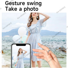 New Smart Ring Waterproof All Day Heart Rate Monitor Sleep Monitor Smartring Take Photoes Healthy Ring Multiple Sport Modes Ring