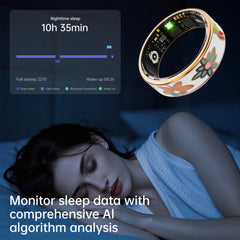 NEW Healthy Smart Ring 5 ATM Waterproof Wireless Call Heart Rate/Sleep/Blood Oxygen Monitoring For Android/IOS Men Women Gifts