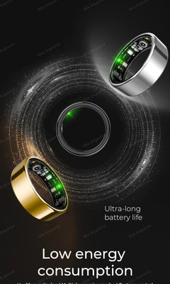 2025 Smart Ring Blood Pressure Heart Rate Sleep Monitoring Smartring IP68 & 5ATM Waterproof Multi-sport Mode Smartring Man Women
