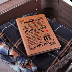 To My Daughter Promise – Leather Journal
